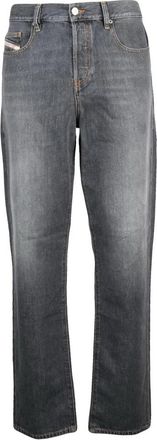 Diesel D-Viker Straight Jeans - Heren - Regular Fit Jeans - Grijs - W31 - Katoen - Jeans