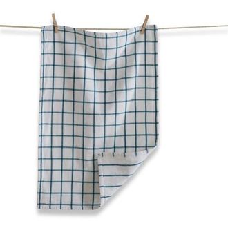 Tag Classic Reversible Turquoise Blue Windowpane Dishtowel at Nordstrom