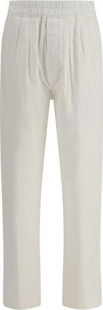 Tom Ford White Cotton Casual Mens Pants