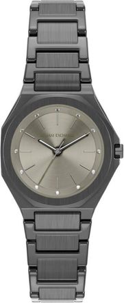 A|X Armani Exchange Andrea Quartz Grey Dial Ladies Watch AX4625