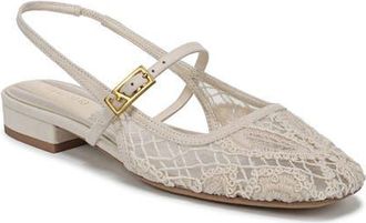 Franco Sarto Destin Slingback Flat in Vanilla Beige at Nordstrom, Size 9.5