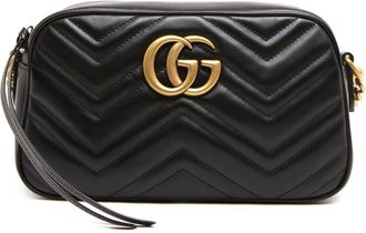 Gucci Black GG Marmont 2.0 small crossbody bag