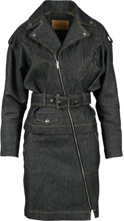 Alexandre Vauthier Katoenen jurk voor vrouwen - Dames - Korte kleedjes - Zwart - S - Katoen - Kleedjes
