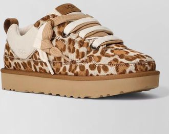 UGG leather low-top sneakers