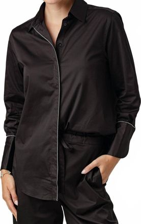 Sundays Womens Berkley Button Down Shirt In Black