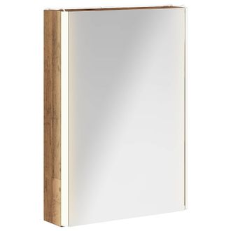 vidaXL Armario Con Espejo De Ba&ntilde;o Madera Vieja 43 X 11,5 X 60,5 Cm Vidaxl