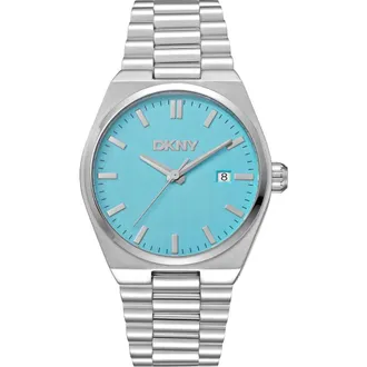 DKNY Bracelet Watch, 40mm in Light Blue at Nordstrom
