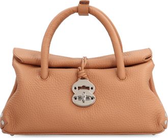 Zanellato Womens Leather Handbag Centauro S Brown Amaretto Cowhide Handbags Hand Bags