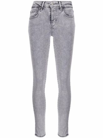 Levi's 721 high-waisted skinny jeans - women - Lyocell/Cotton/Polyester/Spandex/Elastane - 26/32 - Grey