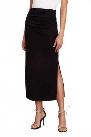 Velvet Hilton Maxi Skirt In Black
