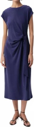 Exquise Ferguson Midi Dress In Blue