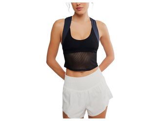 Free People Movement Sunset Tank Top Womens Clothing Black : LG (Womens 12-14), Elastane/Nylon