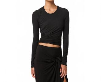 The Line By K Tera Longsleeve Top In Black