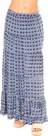 Area Stars Womens Fan Maxi Skirt In Blue