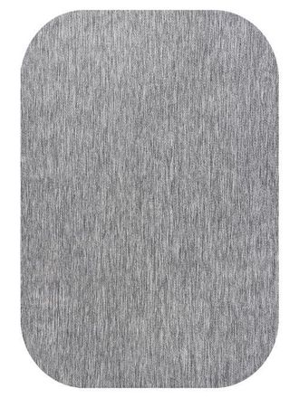 Jonathan Y Designs Miles Modern Minimalist Radius Corner Solid Indoor/Outdoor Shaped Area Rug in Gray at Nordstrom, Size 8Ft 0In X 10Ft 0In