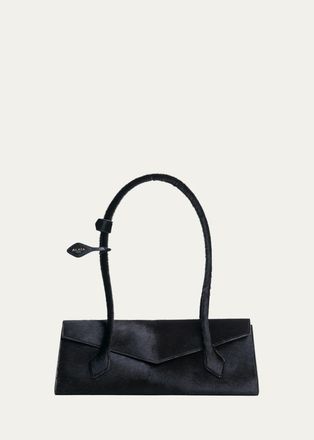 Alaia Le Teckel Medium Calf Hair Shoulder Bag