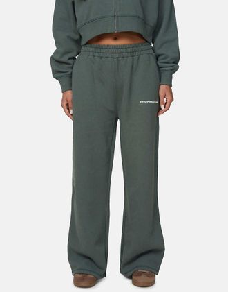 Good For Nothing Joggers con fondo ampio verde slavato vintage