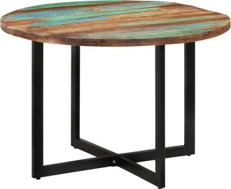 vidaXL Mesa De Comedor Madera Maciza Reciclada 110x75 Cm Vidaxl