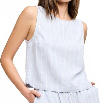 Gentle Fawn Womens River Top In Sky Stripe