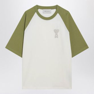 Ami White/Matcha Ami De Coeur T Shirt