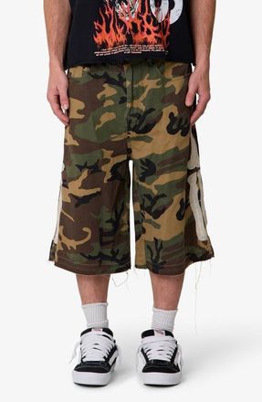 mnml Ultrabaggy Bone Shorts in Camo at Nordstrom, Size 36
