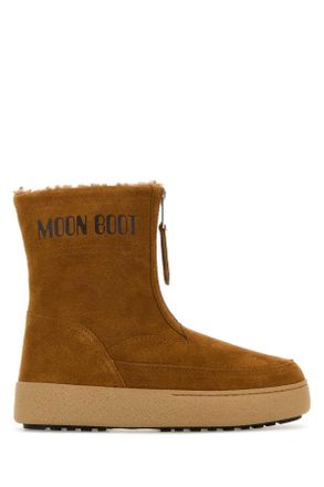 Moon Boot Moon Boot Caramel Suede L Track Lara Ankle Boots