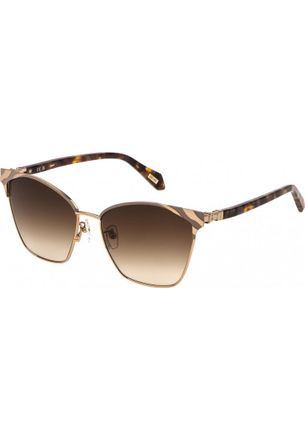 Just Cavalli Womens SJC093-5802AM SJC093 58 5802AM Sunglasses - Gold - One Size