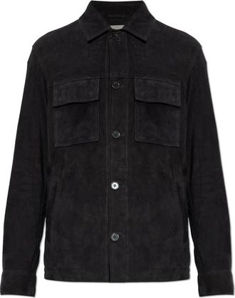Arma Suede Jacket Mex - Heren - Leren en Su&egrave;de Jassen - Blauw - M - Leer - Jassen