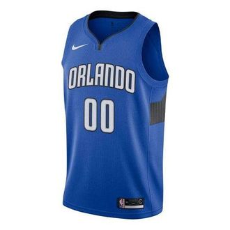 Nike NBA Statement Swingman SW Fan Edition Orlando Magic Sports Basketball Jersey/Vest Blue AT9811-481
