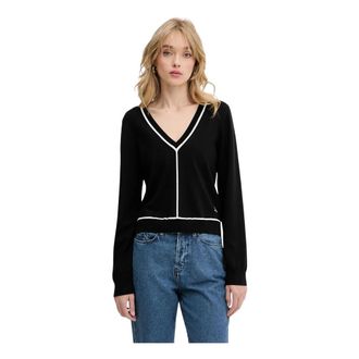 Karl Lagerfeld Dames, Truien, Zwart, Maat: XS