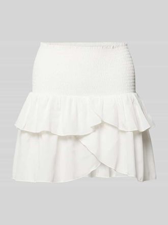 Neo Noir Neo Noir Minirock mit Volantsaum Modell Carin in Weiss, Gr&ouml;&szlig;e 34