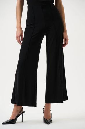 Joseph Ribkoff Classic Pull-On Wide Leg Pants in Black at Nordstrom, Size 14