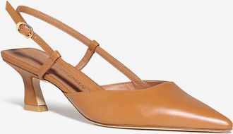 Stuart Weitzman Slingback-Pumps aus Glattleder Vinnie 50