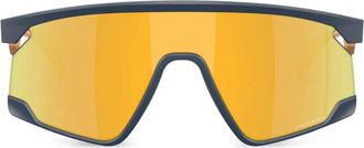 Oakley BXTR oversized-frame sunglasses - unisex - Carbonium - 39 - Blue