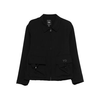 Yohji Yamamoto Logo-print Bomber Jacket
