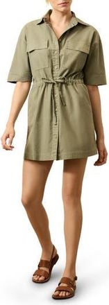 Faherty Stretch Cotton Twill Dress in Coastal Sage at Nordstrom Rack, Size Xx-Small