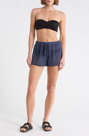 Abound Knit Dolphin Hem SHorts in Blue Indigo at Nordstrom Rack, Size X-Large
