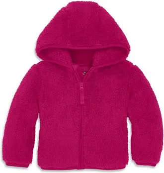 primary Baby Teddy Fleece Jacket in Raspberry at Nordstrom, Size 12-18M