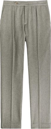 Polo Ralph Lauren Tapered-leg Wool Trousers - Grey - 36 (W36 / XL)
