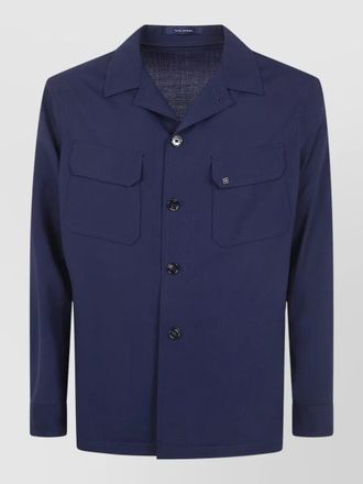 Tagliatore virgin wool shirt jacket