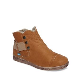 Cloud Womens Cloud Aline Boots Tan Leather Wool Lined Ankle Booties HAWK2362