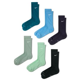 Nike Unisex Everyday Elevated Crew Socks (6 Pairs) in Multicolor | HQ8021-911