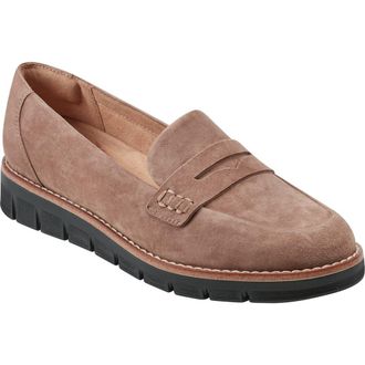 Easy Spirit Velia Penny Loafer in Tau01 at Nordstrom, Size 9.5