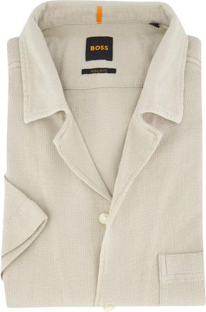 HUGO BOSS Heren, Overhemden, Beige, Maat: XL