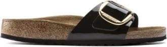 Birkenstock Madrid Big Buckle Sandal - Dames - Sandalen - Zwart - 40 EU - Schoenen