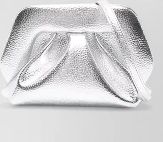 Themoir&egrave; bios small clutch bag metallic finish