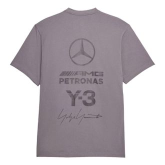 adidas Y-3 F1 Mercedes Logo Stack T-Shirt Granite KS4838