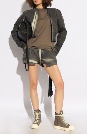 Rick Owens Top Small Level T, Womens, Green