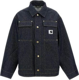 Carhartt Work in Progress Dearborn Jacket - Dames - Spijkerjassen - Blauw - M - Katoen - Jassen