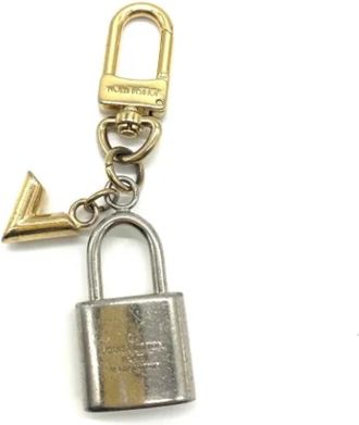 Louis Vuitton Pre-owned Metalen Sleutelhanger - unisex - Vintage Accessoires - Geel - ONE Size - Vintage